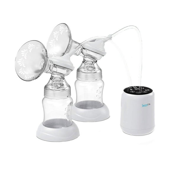 Serenelife SIBPX3 Double Electric Breast Pump Milk Flowing Stimulating Massage