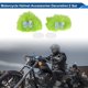 thumbnail image 2 of Accesorios para Casco de Motocicleta Decoración Lazo Azul Esponjoso para Cascos de Motocicleta Bicicleta Esquí Etiqueta de Peluche Verde 2 Juegos, 2 of 6