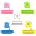 thumbnail image 1 of 5 pcs Rolling Toothpaste Dispenser Tube Squeezer Sucker Holder Hanger Gadget, 1 of 5