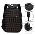 thumbnail image 3 of Balery Red Poker Print USB Charging Backpack for Men and Women - Water-Resistant, Anti-Theft Laptop Backpack with USB Port for Travel, Work, School, and College, 3 of 7