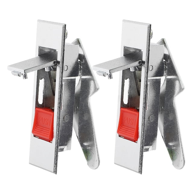MOVTOTOP 2PCS Electric Cabinet Door Cam Latch Push Button Latch Electric Cabinet Panel Latch for File Cabinets and Mailbox Door Replacement
