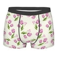 thumbnail image 5 of Uemuo Tulips Flowers Pattern Men's Boxer Briefs,Trunk Anti-Chafing,Comfortable, Durable, and Stylish Underwear-XX-Large, 5 of 9