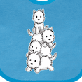 thumbnail image 4 of Inktastic Kawaii Westie Stack Boys or Girls Baby Bib, 4 of 4