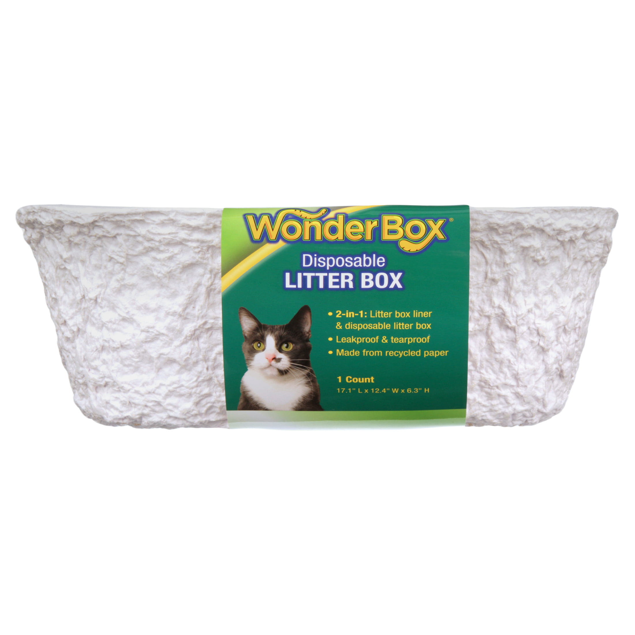 3-Count Free Shipping Kittys WonderBox Disposable Litter Box New Medium 