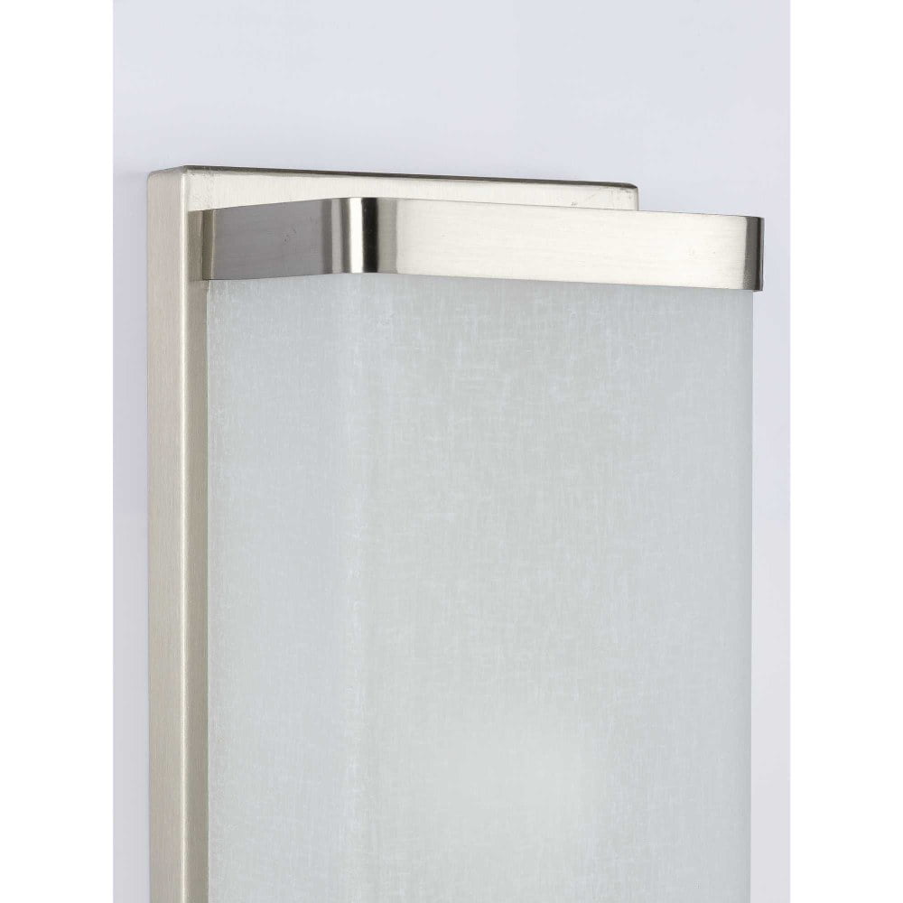 One-Light Linen Glass Wall Sconce