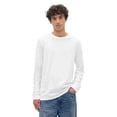 thumbnail image 1 of Camiseta GAP para hombre de manga larga para uso diario, suave, color blanco roto, talla M, 1 of 1