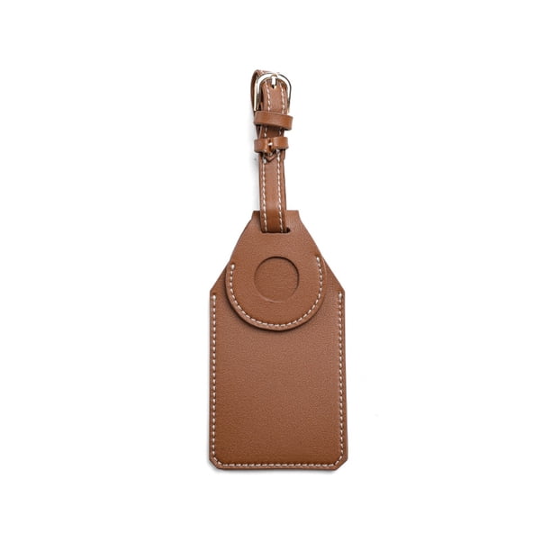 Para AirTag Funda de cuero Funda de llavero Funda protectora de rastreador de piel