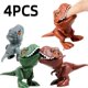 thumbnail image 2 of 4 piezas de dinosaurios que muerden los dedos, juguetes para niños, mini dinosaurio de simulación, modelo complicado, conjunto de articulaciones móviles, juguetes de cumpleaños para niños, regalo, 2 of 4