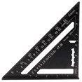 thumbnail image 4 of Transportador de Ángulo triangular para Techos de Oxidación Negra de Aleación de Aluminio, Métrico, Para Construcciónis, Remodelacia, Amantes del Bricolajeje, 4 of 7