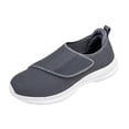 thumbnail image 2 of AUDeals Diabetic Shoes for Men and Women, Extra Wide Slip On Sneakers with Adjustable Closure for Swollen Feet (Dark Gray, 6), 2 of 8