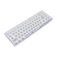 thumbnail image 4 of Teclado Mecánico de Bricolaje Teclas 24G Inalámbrico 65 por Ciento Kit 68 Interruptor de Diseño Intercambio en Caliente Juego Personalizado Blanco, 4 of 8