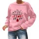 thumbnail image 1 of Sudaderas de Cuello Redondo de Navidad Para Mujer Suéter Estampado Teñido Anudado de Manga Larga Suelto Informal Top Odeerbi ODB191994, 1 of 5