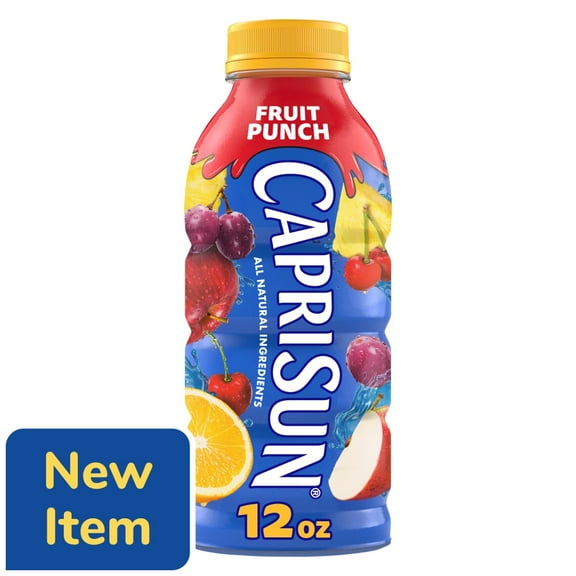 Capri Sun Fruit Punch Naturally Flavored Juice Drink Blend - 12 fl oz - Pack of 2