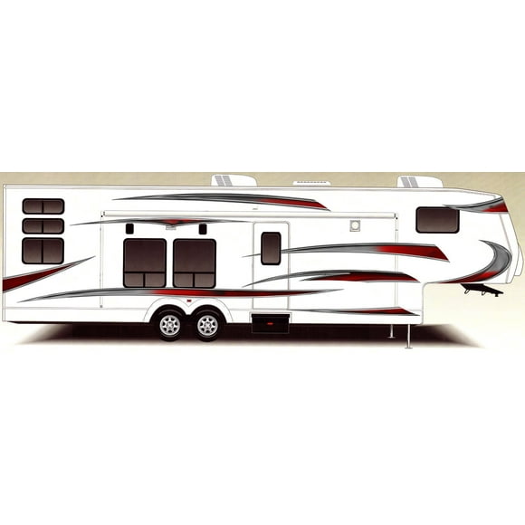 RV, Trailer, Camper, Large Vinyl Decals/Graphics -K-0008RED