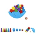 thumbnail image 4 of Moon Shaped Wooden Building Block, Kids Learning Toy, 4 of 7