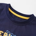 thumbnail image 7 of dmqupv Baby Boy Clothes Summer Newborn Toddler Boy Clothes Kids Summer Cotton Outfits Shirt Short Set Navy,7-8 Years, 7 of 7