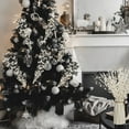thumbnail image 3 of Gogcaro 30 Packs Christmas Glitter Berries Stems,17 Inch Gold Artificial Christmas Picks for Festival Holiday Crafts and Home Decoration (White), 3 of 7
