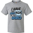 thumbnail image 3 of Inktastic I Have the Best Mom in the World with Speech Bubble Youth T-Shirt, 3 of 5