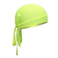 thumbnail image 2 of Chemo Hats for Women qinhaie Breathable Quick Drying Base Cap for Summer, Inner Cap Headwear for Outdoor Sport, Unisex Lightweight Under Helmet Liner Yellow Bucket Hats One Size, 2 of 5