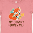 thumbnail image 4 of Inktastic Granny Loves Me Gift Fox Boys or Girls Baby T-Shirt, 4 of 5