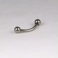 thumbnail image 4 of K-KED 10pcs/lot G23 TITANIUM Curve Barbell Banana Cartilage Studs Ear Eyebrow Piercing-16G/10mm/3mm, 4 of 6