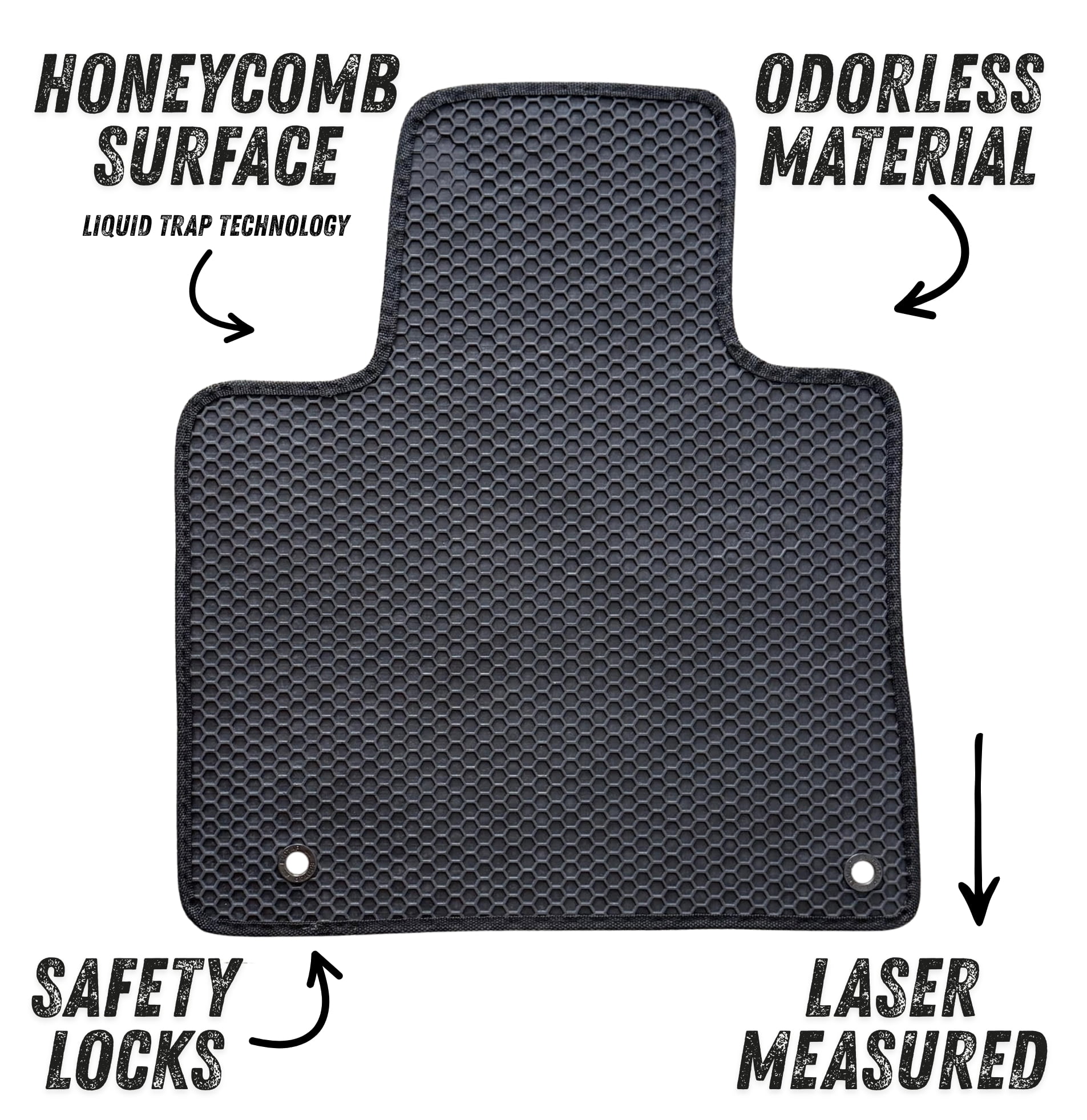 All Weather Floor Mats for 2021 to 2026 Kia Sorento Full 3 Row Set