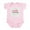 Petal Pink, variant on CafePress - Connor Infant Bodysuit - Baby Light Bodysuit, Size Newborn - 24 Months