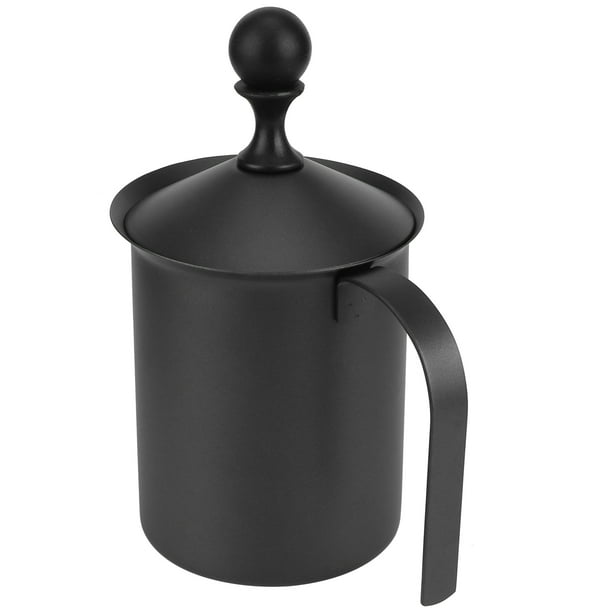 Manual Milk Frother,Japanese Style Stainless Steel Foam Maker Milk