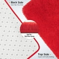 thumbnail image 3 of TWINNIS Soft Fluffy Rugs for Bedroom,Shaggy Area Carpets for Livingroom Kid Room,5'x8',Red, 3 of 6