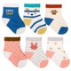 thumbnail image 1 of Laklulu - Calcetines de algodón para bebé, cálidos, gruesos, antideslizantes, para invierno, para niños y niñas, bonitos y coloridos, 6 pares, 1 of 5