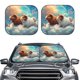thumbnail image 2 of Fotbe Cloud Guinea Pig Juego de 2 Piezas de Parasoles para Parabrisas | Bloqueador Solar para Auto | Accesorios Plegables para Protección Solar Interior-Medium, 2 of 6