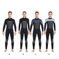 thumbnail image 4 of Greeniant Trajes de buceo traje de neopreno térmico de una pieza de manga larga cálido traje de baño de Surf impermeable ropa de surf profesional Deportes acuáticos Hombres Negro L Greeniant OD020685-03, 4 of 6