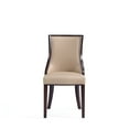 thumbnail image 5 of Manhattan Comfort Grand 18.5" Faux Leather Dining Chair in Tan (Set of 4), 5 of 10