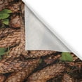 thumbnail image 3 of Ambesonne Pinecones Kitchen Curtains, Wet Forest Ground Photo, 55"x45", Pale Caramel and Olive Green, 3 of 3