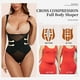 thumbnail image 4 of Ropa interior de malla traje de tangas para mujer, moldeador de cuerpo completo sin costuras, cintura delgada, Control de barriga, corsé plano debajo del busto, 4 of 4