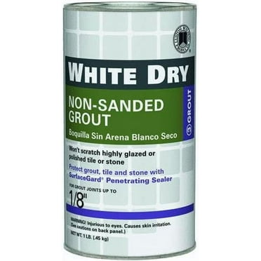 Custom Building Products WDG1-6 White Dry Non-Sanded Tile Grout