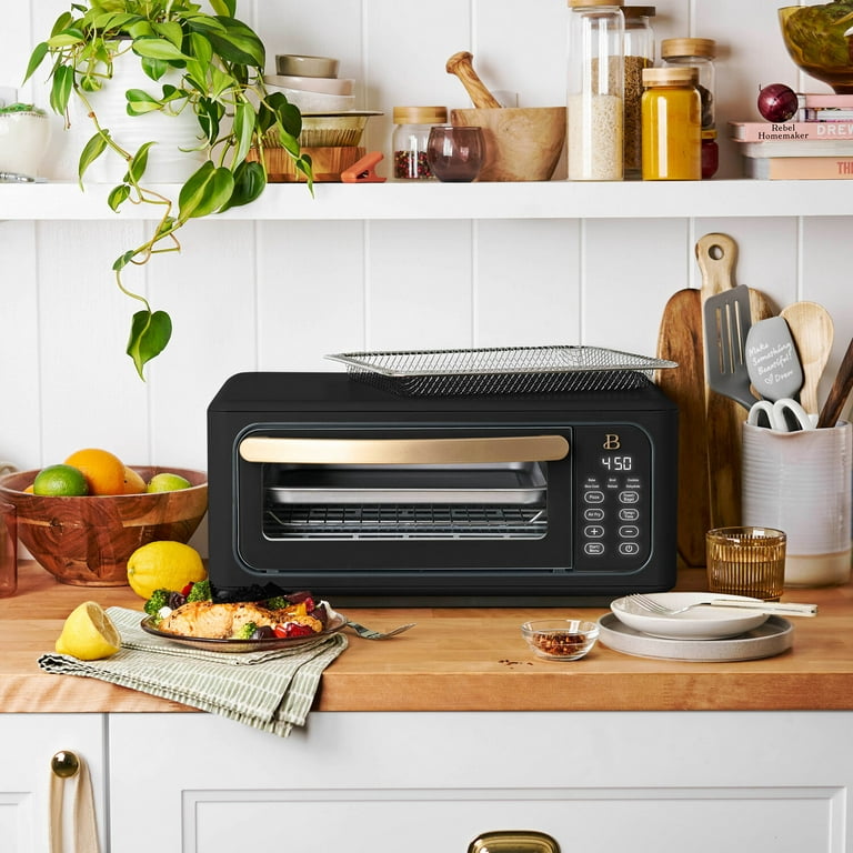 Beautiful 6 Slice Touchscreen Air Fryer Toaster Oven by Drew Barrymore $75  (Reg $129.99) at Walmart!