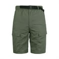 thumbnail image 4 of WULMLEO Women's Hiking Pants Convertible Zip Off Quick Dry Camping Travel Outdoor Fishing Safari Cargo Pants with 5 Pockets Army Green L, 4 of 8