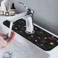 thumbnail image 7 of Kdxio Galaxy Pattern Non-Slip Diatom Mud Faucet Drain Pad,Self Absorbent Mat for Kitchen Sink for Variety Kitchen & Bathroom Countertops, 7 of 7