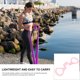 thumbnail image 4 of Exercise Resistance Band With Handle Elastic Fitness Bands For Home Fitness Room Pink, 4 of 5