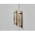 thumbnail image 3 of Goo-Ki Antique Brass Cabinet Drawer Pulls with Backplate Spacer, 5" Hole Center Zinc Alloy Cabinet Bar Pull Handles Kitchen Hardware for Dresser, Cupboard, Wrdrobe, 4 Pack, 3 of 8