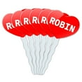 thumbnail image 1 of Robin Heart Love Cupcake Picks Toppers - Set of 6, 1 of 1