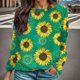 thumbnail image 3 of Gibobby Casual Sudadera para Mujer Sudaderas de moda de gran tamaño para mujer con cuello alto sudaderas de manga larga trajes de otoño 2023(Verde,G), 3 of 5
