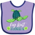 thumbnail image 3 of Inktastic Key West, Florida Happy Sea Turtle Boys or Girls Baby Bib, 3 of 4