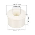 Uxcell 20x50mm PVC Reducer Bushing Pipe Fitting Coupling Tube Adapter ...