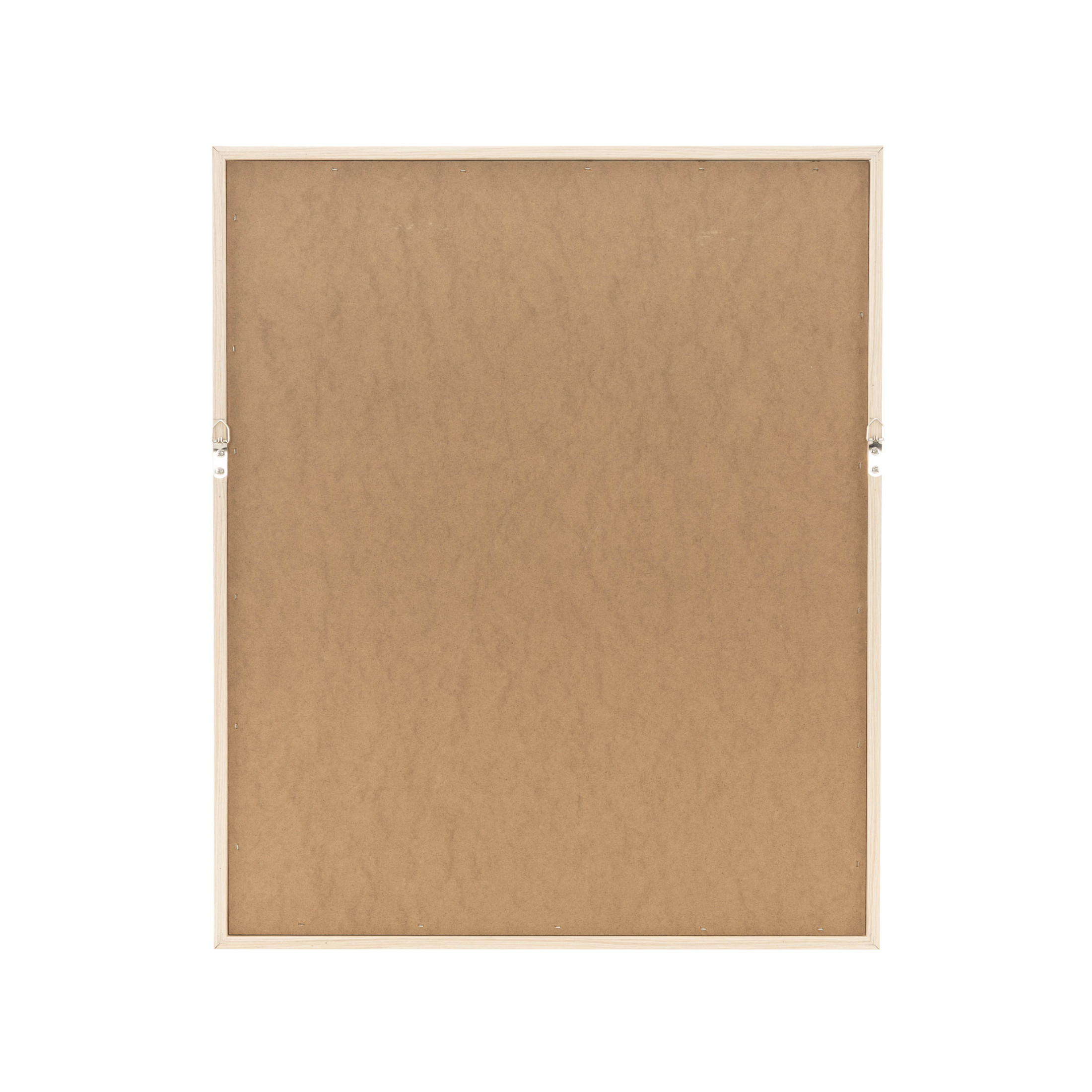 24" x 20" Abstract Framed Wall Art with Light Brown Frame, by DecMode