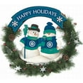 thumbnail image 1 of Seattle Mariners 20" Team Snowman Wreath, 1 of 1