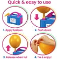 thumbnail image 6 of Prextex Portable Electric Balloon Pump | Electric Air Pump Dual Nozzle Balloon Inflator (Blue, 110V, 660W), 6 of 6