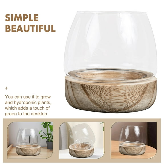 OATIPHO Creative Glass Micro Landscape Bottle for Hydroponics and Home Decoration