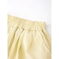 thumbnail image 5 of YONGHS Kids Girls Casual Baggy Wide Leg Palazzo Pants Solid Color Beach Trousers with Pockets Khaki 9-10, 5 of 7